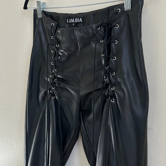 I.AM.GIA Sick Lace Up Tie Pants in Size L - Picture 1 of 5